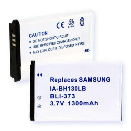EMPIRE 3.7V Samsung LA-BH130LB Li-ion 1300 mAh Batteries - 4.81 watt BLI-373